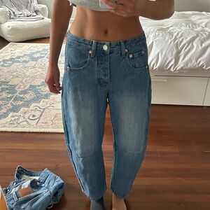 PARKE denim horseshoe jeans